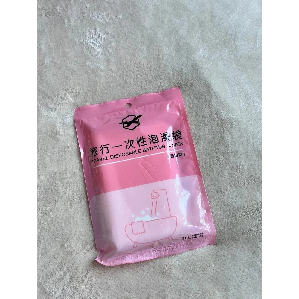 10 Packs Disposable Bathtub Liner - Individual Packed - Travel Friendly